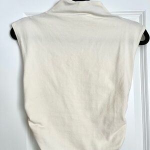 Reformation Cream Sleeveless Top
